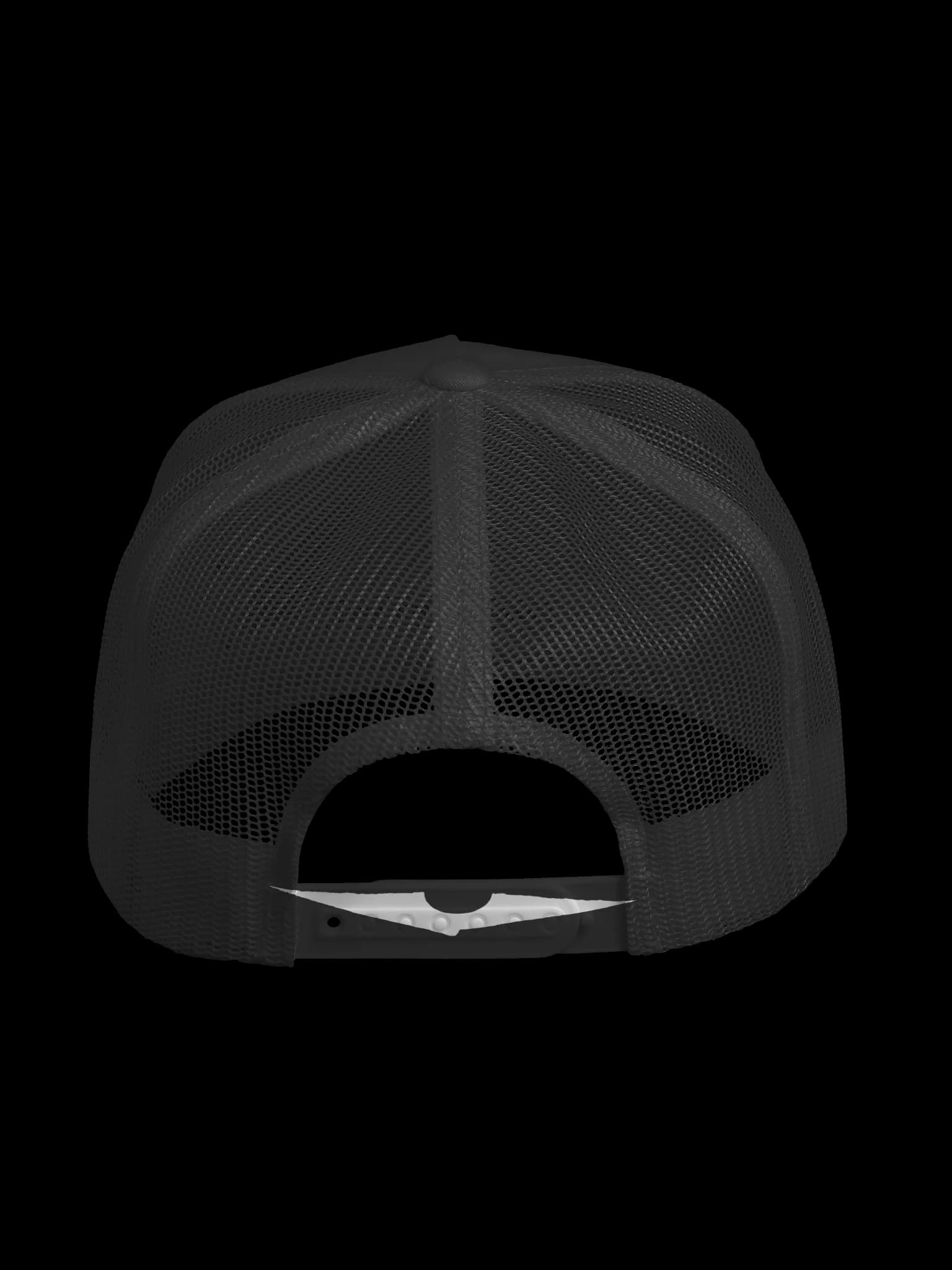 Well Mudda Fox Hill! Trucker Hat — Black & White