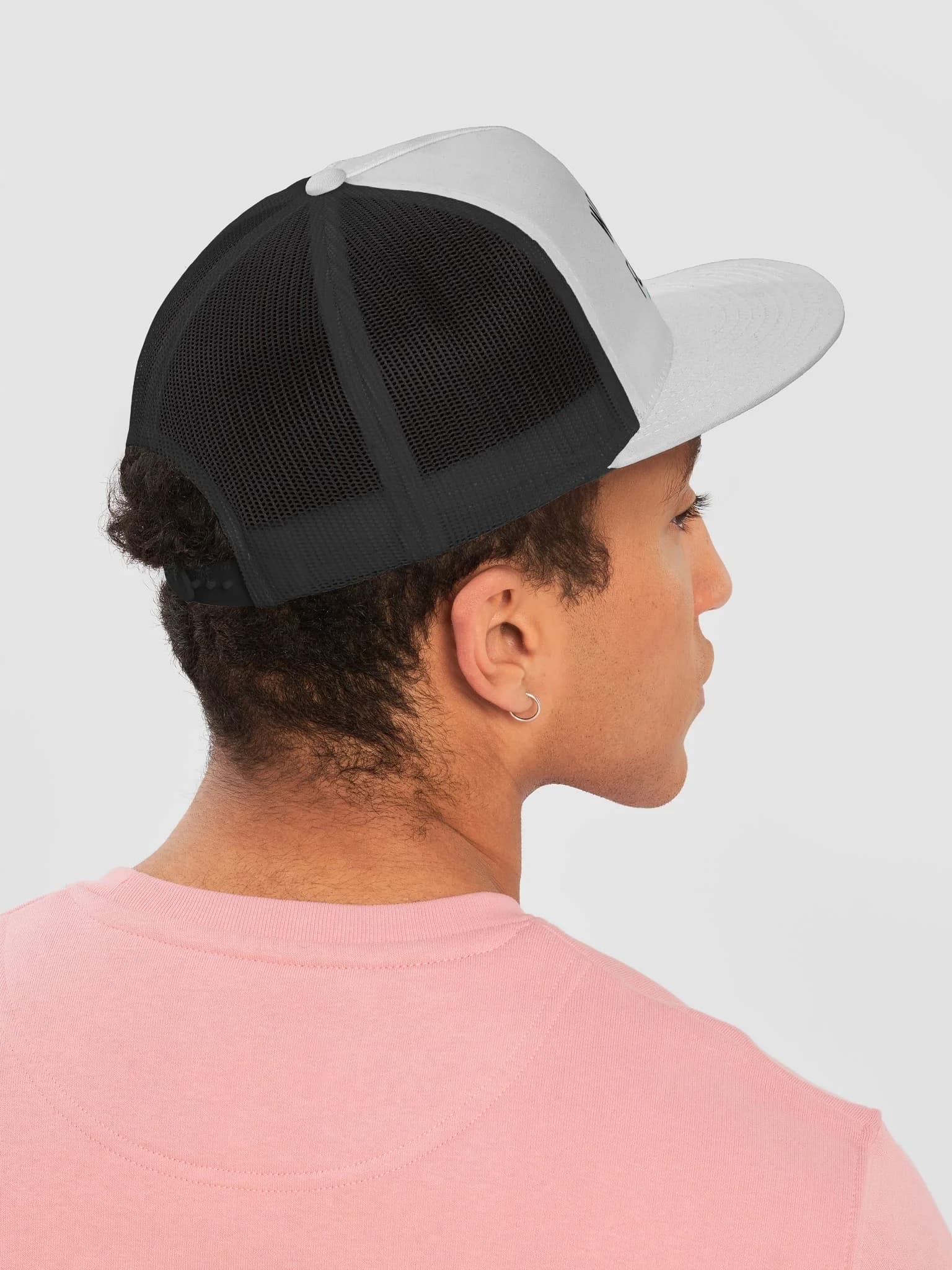 Well Mudda Fox Hill! Trucker Hat — Black & White